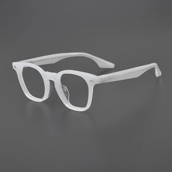 2023 Нова висококачествена модни рамки за очила, мъжки ацетатные ретро дизайн оптични очила при късогледство, женски персонални очила