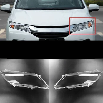 За Honda City 2015-2018, на Капака на левия фарове на автомобил, лампа прозрачен корпус фарове, Аксесоари за обективи