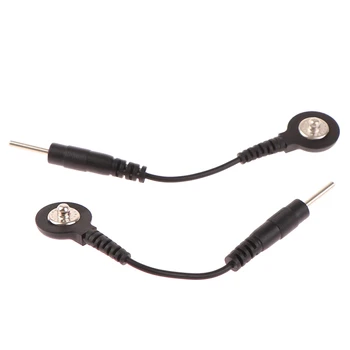 2 елемента Електрод Подводящий тел кабели с Щепсел 2,0 мм Затвори 3,5 мм Штекерный кабел Използването за масаж на апарата