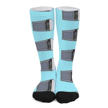 Чорапи с модел от картун за микровълнова печка, чорапи за жените, компресия чорапи, забавни подаръци