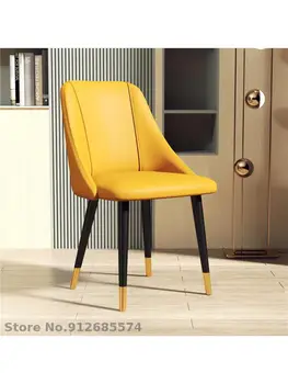 Трапезария стол в Скандинавски Стил, Стол за домашно плот, Модерен минималистичен стол за грим, Ресторант в Европейски Стил, Лека Луксозна всекидневна с една облегалка