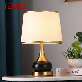 Настолна лампа TEMOU Nordic, креативни, модерни нощни осветителни тела, Луксозен семпъл Интериор за дома, дневна, кабинет, Спалня