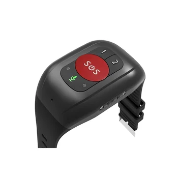 Възрастните 4G SOS Часовници на GPS, който проследява гривна гривна Спешни аларми GPS наблюдение на сърдечната честота, който проследява следи кръвното налягане-A