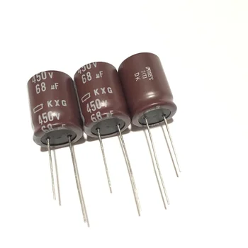50шт 450V68UF KXG 18X25 EKXG451ELL680MM25S Оригинални Нови Електролитни кондензатори NIPPON CHEMI-CON NCC с дълъг живот