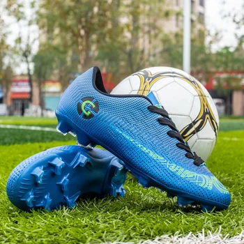 Мъжки спортни футболни обувки TF, Изкуствена трева, устойчива на плъзгане Младежта професионална футболна обувки AG, Спортна тренировочная обувки за момичета и момчета