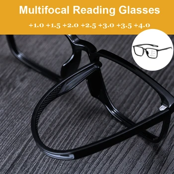 Готови Прогресивно Мультифокальные Очила за четене за Жени И Мъже, Реколта Многофокусные Очила за Далечния Близкия Точка, Оптична Пресбиопия