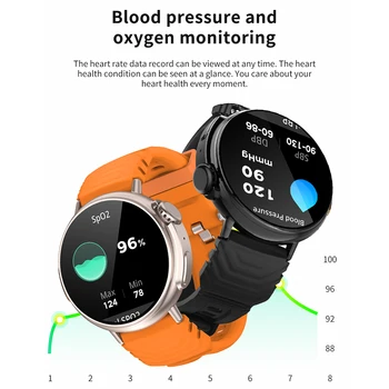 Смарт часовници GT88 за проследяване на състоянието на здравето, Водоустойчив крачкомер, монитор сън, 123 спортни режим, Bluetooth-съвместими обаждане за жени и мъже