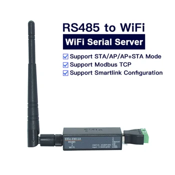 Сериен порт RS485 В WiFi Сървър Конвертор ИН-устройство Elfin-EW11A Поддържа TCP Modbus MQTT