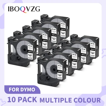 IBOQVZG 10PK 12 мм Издател Подходяща За Dymo D1 45013 4516 45016 45017 45018 45019 Лента Замени LabelManage 280 160 Производител на Етикети