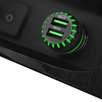 Адаптер за зарядно устройство, USB Конектор за автомобилния бързо зарядно устройство, USB Адаптер, зарядно за кола 36 W, мини-Запалки, Адаптер за зарядно устройство Вълни