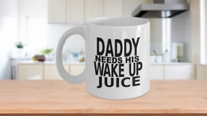 Татко нужда от сок за събуждане - Забавен подарък под формата на утайка от чаши за татковци