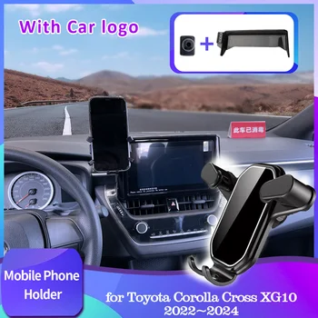 за Toyota Corolla Cross XG10 Hybrid 2022 ~ 2024 Кола на мобилния телефон, Като се Поставка, Скоба За отдушник, Аксесоари за Закрепване на Тавата iPhone