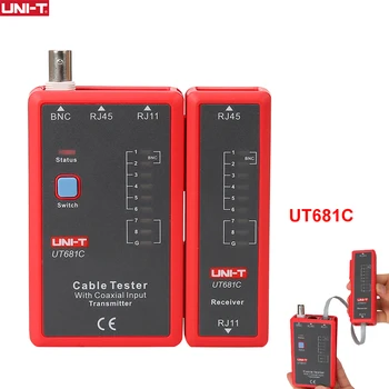UNIT UT681C Професионален Кабелен Тестер за Мрежови Анализатори, rj-45, RJ11 BNC Тракер, Телефонни Кабели Ethernet LAN Детектор Line Finder