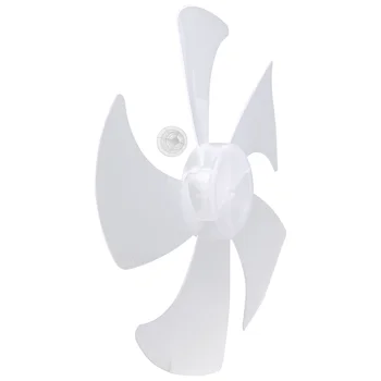 Външен вентилатор на тавана Бял с 14-инчови дискове, смукателна багажник, поставка, замяната на пластмасови домакински аксесоари