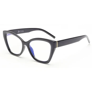 JM Извънгабаритни Очила за четене за жени, Модни Компютърни Ридеры Опра Style Cat eye Blue Light в стил Котешко око