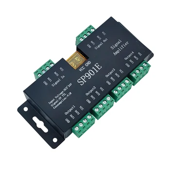 SP901E 24V с 4-канален Усилвател група сигнал за DMX512 Pixel LED Strip Magic Module