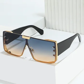2023 Европейски и американски Нови Модни Квадратни Слънчеви очила Модерен Ретро Улични снимка Слънчеви очила