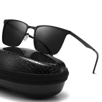 Модерен Класически Поляризирани Слънчеви Очила Корпоративна Дизайн на Мъже, Жени За Шофиране В Квадратни Рамки Слънчеви Очила Мъжки Gafas De Sol UV400