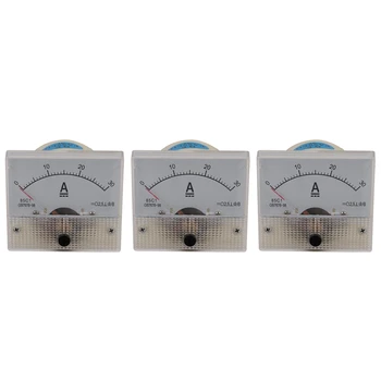 3X 85C1-A Аналогов амперметър за постоянен ток, Панелен м, 30A, измерване на ток, механични Амперметри