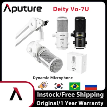 Динамичен микрофон Aputure Deity Vo-7u Supercardioid 20 Hz-20 khz Arm Комплект USB Streamer Mic за директно излъчване на видео в YouTube