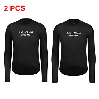 2 броя PNS Pas Normal Studios 2023 Велосипеден основният Слой С Дълъг Ръкав Мтб Спортна Велосипедна Риза Бельо Състезателна Велосипедна Риза Риза