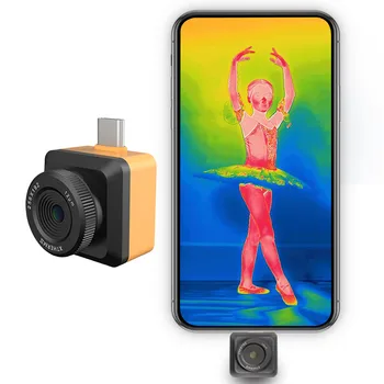 InfiRay Iray T2S Плюс макро обектив 256*192 Инфрачервена Термични Мини-мобилна Термични камера за вашия телефон Android